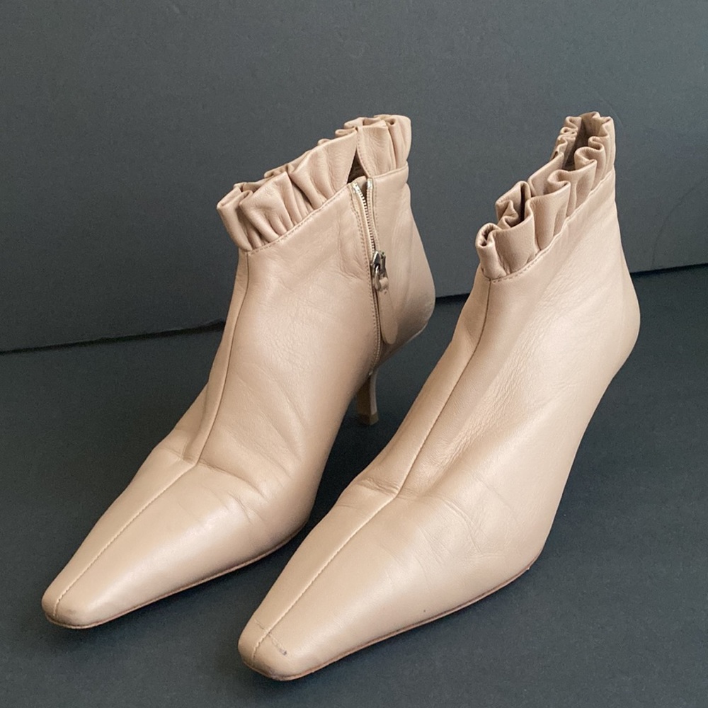 Brock Collection Ruffle Bootie Size 10